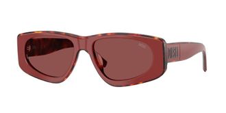 Diesel DL2021U 206575 Mens Sunglasses Red Size 54