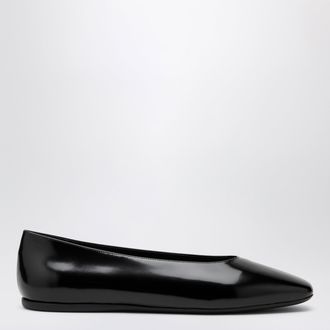 Prada Ballerine nere in pelle spazzolata