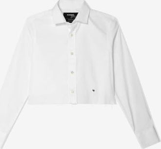 HommeGirls Original Mens Cropped Shirt in White at Nordstrom, Size X-Large