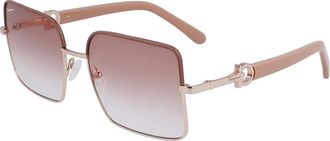 Ferragamo SF 302SL 685 Womens Sunglasses Brown Size 60