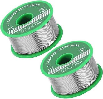 OEM Fil &Agrave; Souder - 0,8 Mm - Sans Plomb Rohs - Noyau Colophane - R&eacute;paration &Eacute;lectronique - 2 &times; 100 G