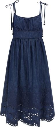 Zimmermann Cotton Midi Womens Dress