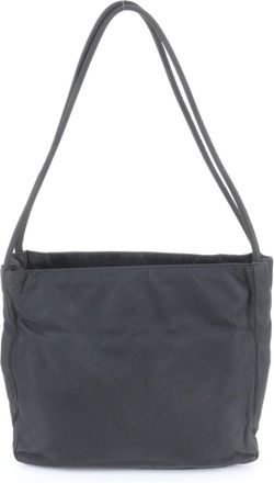 Prada Black Nylon Handbag Tote Bag (Pre-Owned)