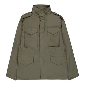 Alpha Industries Studio M-65 Field Jacket - Heren - Zomerjassen - Groen - S - Katoen - Jassen