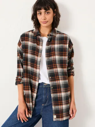 Fat Face FatFace Carolin Black Check Shirt