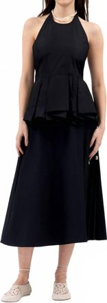 Tanya Taylor Celeste Top In Black