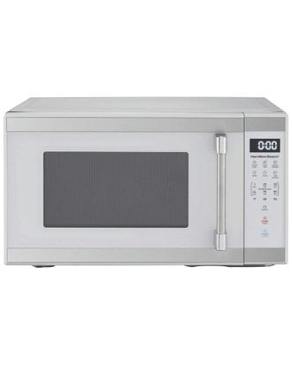 Hamilton Beach 1.1 Cubic Foot 1000-Watt Microwave Oven With Stainless Accents