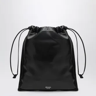 Prada Wish pouch black in nappa leather