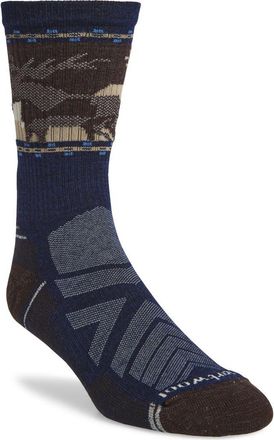 Smartwool Hike Light Cushion Crew Socks in Deep Navy at Nordstrom, Size X-Large