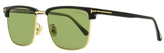Tom Ford Mens Hudson-02 Sunglasses TF997H 01N Black/Gold 55mm