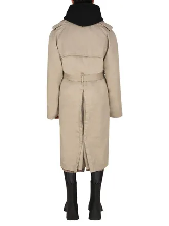 Balenciaga Reversible Trench Coat - Beige