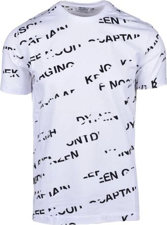 Dirk Bikkembergs T-Shirts, male, White, Size: S Cotton T-shirt