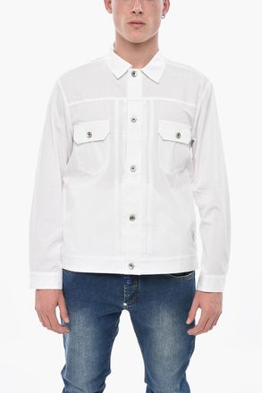 sacai Giacca in Cotone con Doppio Taschino e Bottoni Logati Sacai