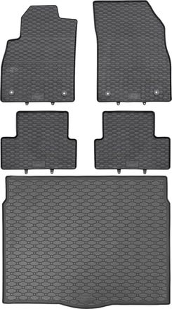 OEM Juego De Alfombrillas De Goma Para Coche Y Maletero Para Opel Astra Iv J Hatchback (09.2010-03.2016)