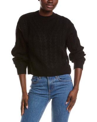 Naadam Naadam Airy Cable Crewneck Cashmere Sweater