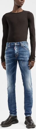 Dsquared2 Mens Cool Guy 5-pocket Jeans - Dark Blue Cotton - Size EU 50 (Mens)