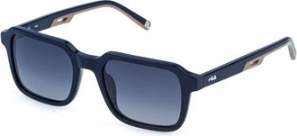 Fila SFIB07 D82Z Mens Sunglasses Blue Size 53