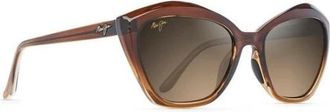 Maui Jim Authentieke Lotus Bril- Premium Kwaliteit - Dames - Zonnebrillen - Bruin - 56 MM - Accessoires