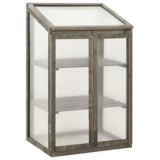 vidaXL Invernadero De Madera De Abeto 60x45x100 Cm Vidaxl