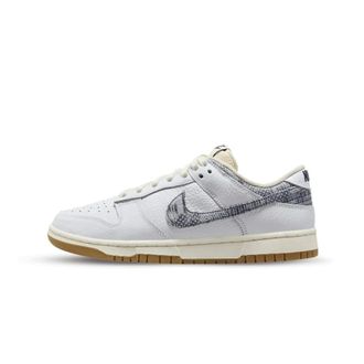 Nike Fitness, Heren, Wit, 41 EU, Denim, Dunk Low Washed Denim