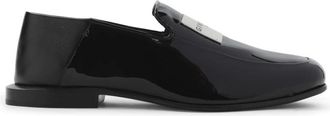 Givenchy Label Loafers in lakleer - Dames - Loafers - Zwart - 37 EU - Leer - Schoenen