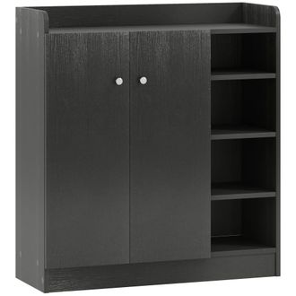 HOMCOM Zapatero 83x30x90 cm negro