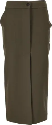 Pinko Pinko, Rokken, Dames, Groen, M, Elegante Midi Rok Collectie X93
