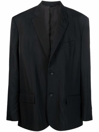 Balenciaga Blazer con applicazione - Nero