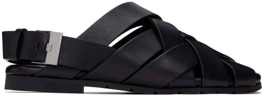 サンダル・ミュール BOTTEGA VENETA Black nappa leather Cushion sandals Bottega Veneta Black nappa leather Cushion sandals (BOTTEGA