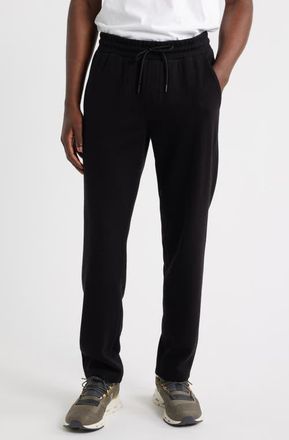 Zella Waffle Knit Joggers in Black Caviar at Nordstrom, Size Xx-Large