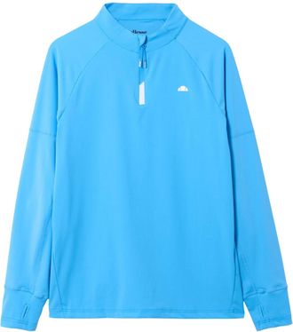 Ellesse Heren Musica Kwart Rits Langsleeve T-shirt (Blauw)