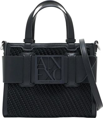 A|X Armani Exchange Shopper Bag - Dames - Shoppers - Zwart - ONE Size - Polyester - Tassen