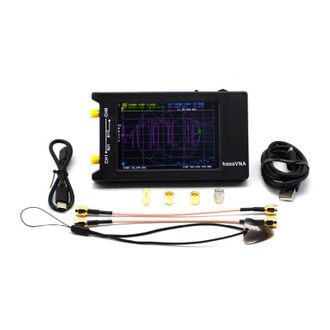 OEM Analizador De Red Vectorial Nanovna-h4, V4.3/4.2 10khz-1.5ghz Hf Vhf Uhf Analizador De Antena Con Pantalla T&aacute;ctil Para Par&aacute;metros S Y Relaci&oacute;n De Onda