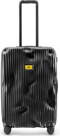 Crash Baggage Valigia a righe - Nero