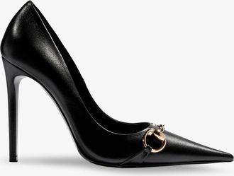 Gucci D&eacute;collet&eacute; Donna in pelle con Morsetto - GUCCI - gender_Woman