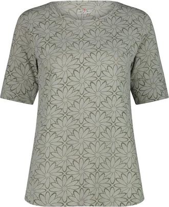 F.lli Campagnolo S/S T-Shirt Floral Funktionsshirt f&uuml;r Damen | grau