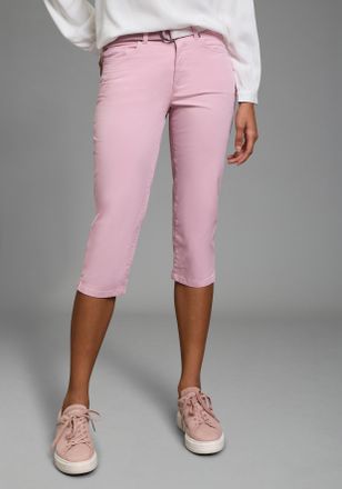 Laura Scott Caprihose LAURA SCOTT, Damen, Gr. 34, N-Gr, rose, Web, Obermaterial: 98% Baumwolle, 2% Elasthan, Hosen Caprihose, Webhose f&uuml;r Casualmode und Streetwea