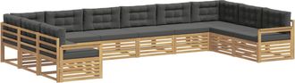 vidaXL Juegos De Sof&aacute;s 10 Uds. Vidaxl