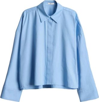 OPUS Dames, Blouses & Shirts, Blauw, Maat: XL