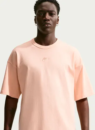 Nike Mens Nike Sportswear Premium Essentials Oversized T-Shirt in Orange | IH1129-860