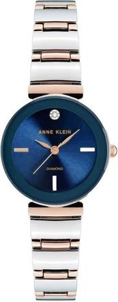 Anne Klein Accented Blue Dial Ladies Watch AK-2435NVRT