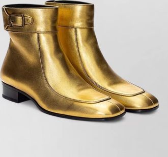 Saint Laurent leather ankle boots