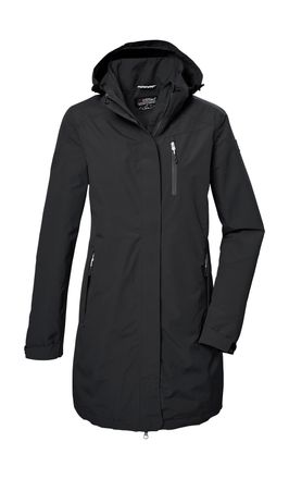 Killtec Parka KILLTEC KOS 30 WMN PRK, Damen, Gr. 40, schwarz, Oberstoff: 100% Polyester, Futter: 100% Polyester (recycelt), Jacken Parka, Funktionsparka: wass