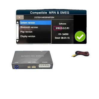 OEM Interfaz Carplay Android Auto, Conectividad Perfecta, Calidad De Audio Mejorada, C&aacute;mara Manual Oem Smeg+cam