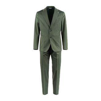 Manuel Ritz Green Virgin Wool Cotton Blend Dress