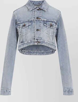 Balenciaga cropped denim jacket