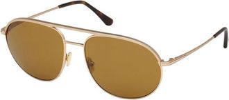 Tom Ford FT0772 29E Matte Rose Gold/Brown