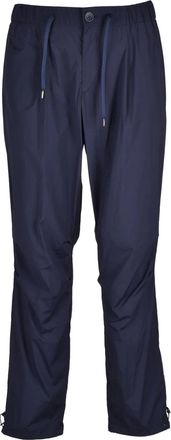 Herno Technical Fabric Trousers Blue