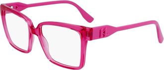 Karl Lagerfeld Glasses, female, Pink, Size: 54 MM Kl6110 Sunglasses