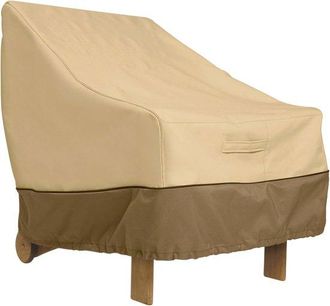 OEM Funda Impermeable Para Silla, 80x85x92 Cm, Tejido Oxford 210d, Impermeable, Resistente A Los Rayos Uv, Resistente Polvo, Duradera, 1 Pieza Beige